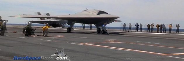 X-47B First Aircraft Carrier Launch HD Video