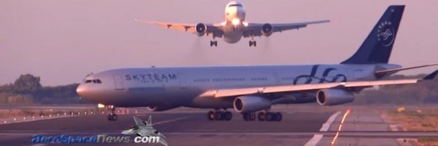 Barcelona Airport Near Miss Video