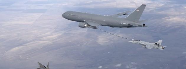 Boeing KC-46 Pegasus Tanker First F/A-18 Aerial Refueling Test [Picture]